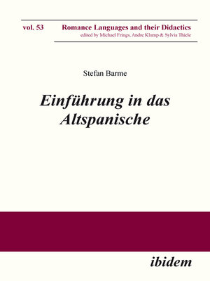cover image of Einführung in das Altspanische